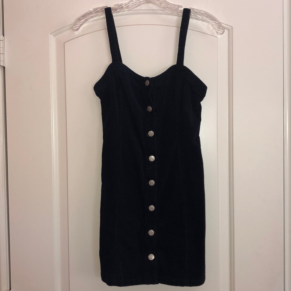 Navy Blue PacSun Corduroy Dress